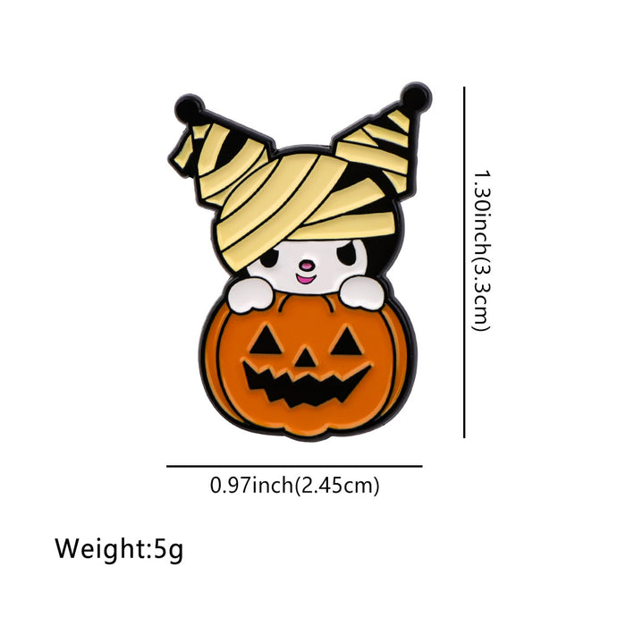 Wholesale Cartoon   Cat Rabbit Brooch Badge Clothing Backpack Decoration Alloy