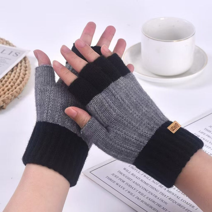 Wholesale Writing Gloves Knitted Warm  Finger Gloves