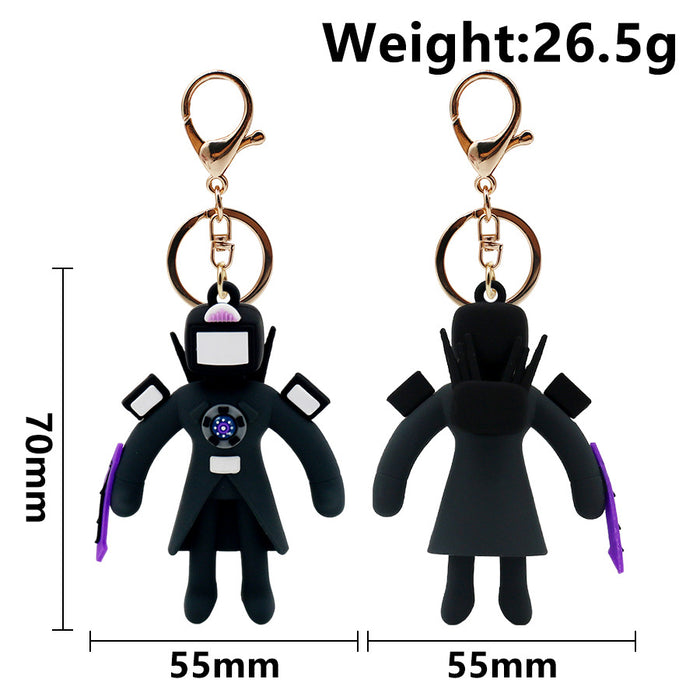 Wholesale Cartoon Anime PVC Keychains JDC-KC-HaoAn011