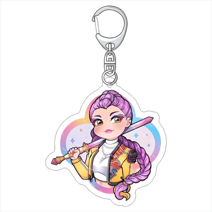 Wholesale K-POP Anime peripheral cute acrylic keychain