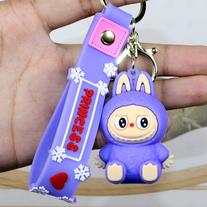 Wholesale Keychain Pendant Little Sheep Doll  Key Chain Ring Claw Machine Small Gift