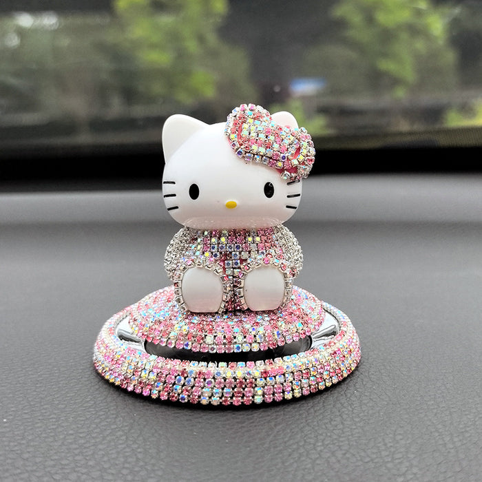 Wholesale Cute cat-shaped solid perfume car accessories