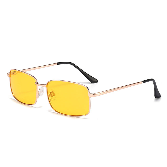 Wholesale Summer Color Changing Polarized Sunglasses Men's Driving Night Vision Glasses Black Metal Sunglasses