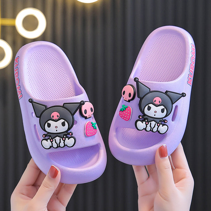 Wholesale  children's slippers girls non-slip home indoor and outdoor sandals