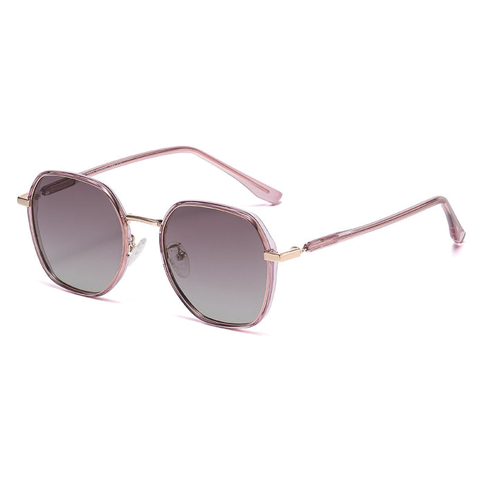 Wholesale Fashion box polarized sunglasses for women's outdoor fashion street photography, high-end sunglasses