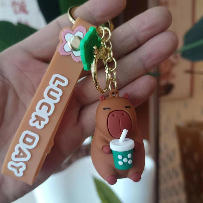 Wholesale PVC Cartoon Doll Keychain JDC-KC-KuangK016