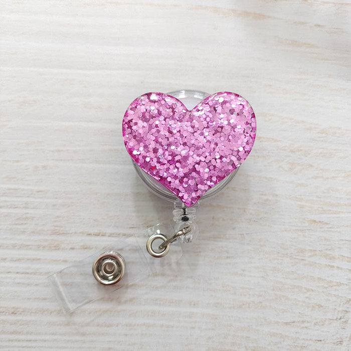 Wholesale Acrylic Love Telescopic Keychain JDC-KC-GuXi008