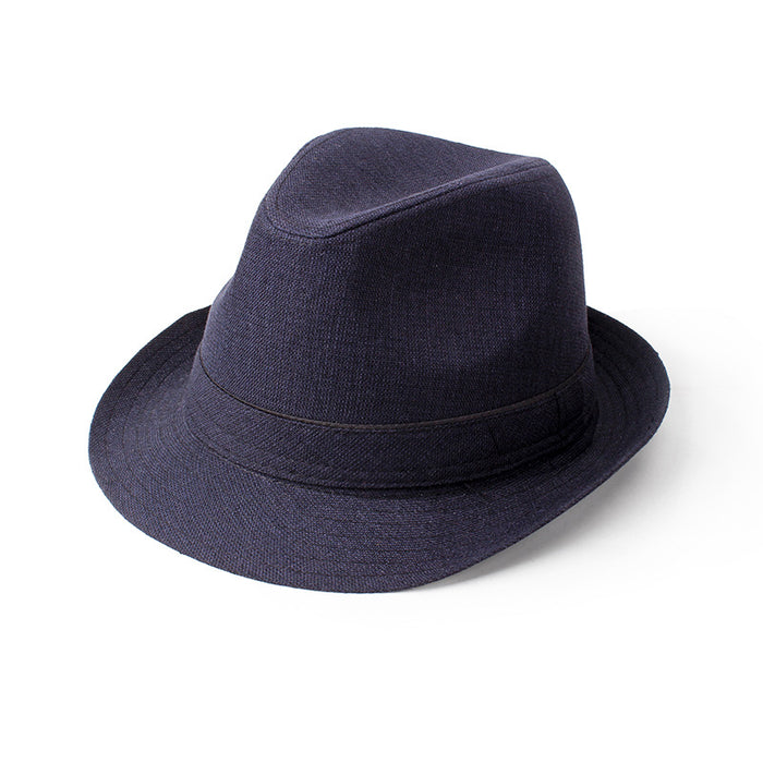 Wholesale Sun Hat Solid Color Imitation Linen Rolled Brim JDC-FH-DG019