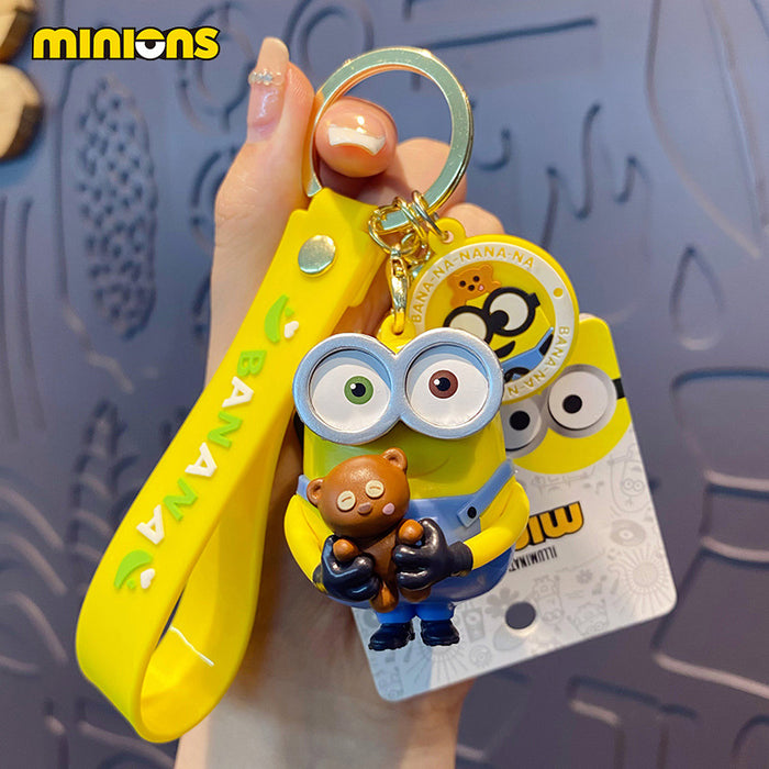 Wholesale Cartoon Doll Silicone Keychain JDC-KC-BaiM076