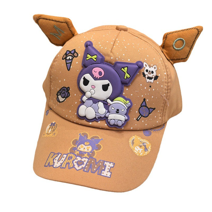 Wholesale Children's baseball cap, anime cartoon duckbill cap, children's sun protection and sunshade cap