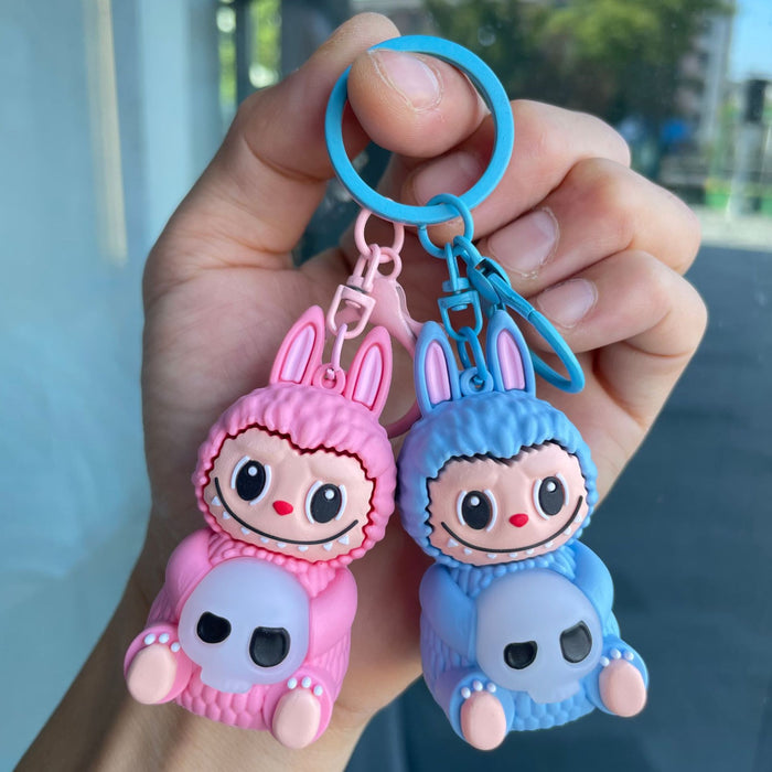 Wholesale Luminous night light keychain pendant, car bag hanging decoration, claw machine, small gift wholesale