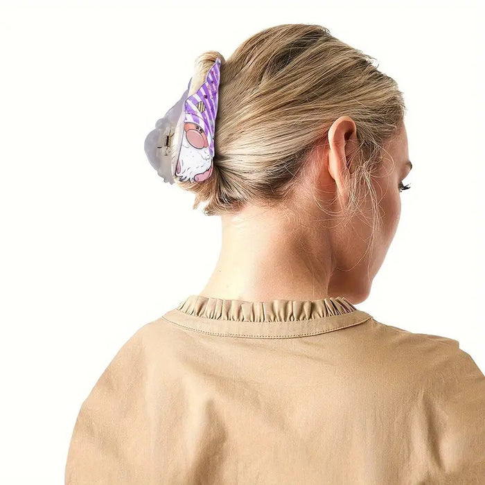 Wholesale Acrylic  Clamp Ice Cream Shape Horstail Clip Cute Hair Shark Clip Cartoon Hairpin