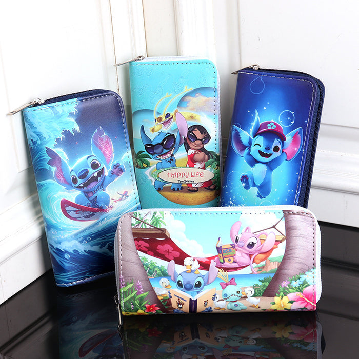 Wholesale Cartoon Cute Storage Bag Men's Women's Boys and Girls Large Capacity Multi-compartment Long Coin Purse