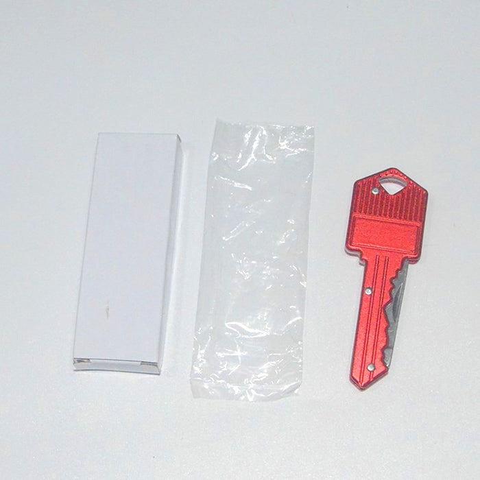 Wholesale Aluminum Alloy Portable Folding Knife Multifunctional Keychain JDC-KC-KB006