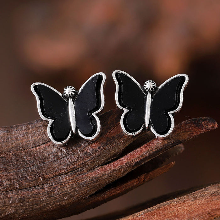 Wholesale 2pcs Retro Long Butterfly Simple Statemente Earrings