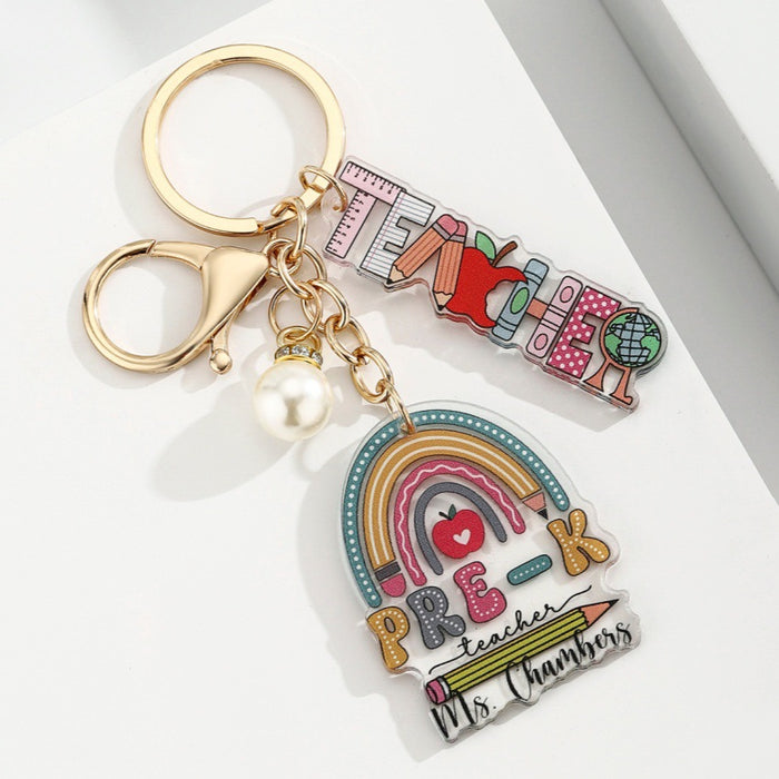 Wholesale Acrylic Heart-Shaped Pen Holder &  Pencil Keychain