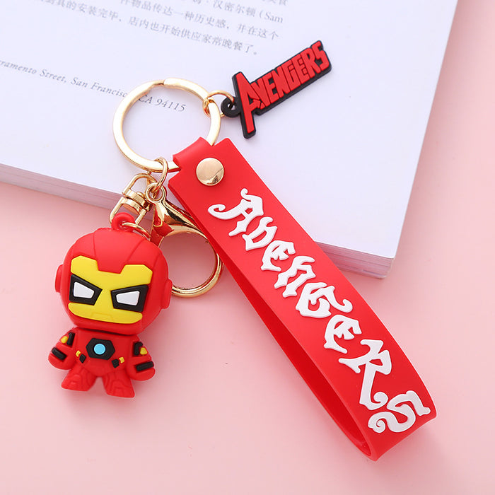 Wholesale Cute Cartoon Soft Rubber Doll Keychain JDC-KC-BoYue008