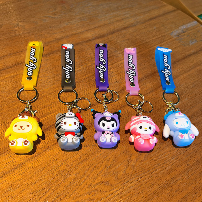 Wholesale Cartoon Doll Silicone Keychain JDC-KC-Tingm240