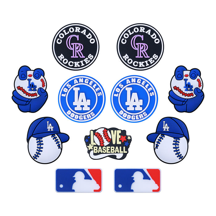 Wholesale 20pcs Baseball Silicone Beads JDC-BDS-HeX059