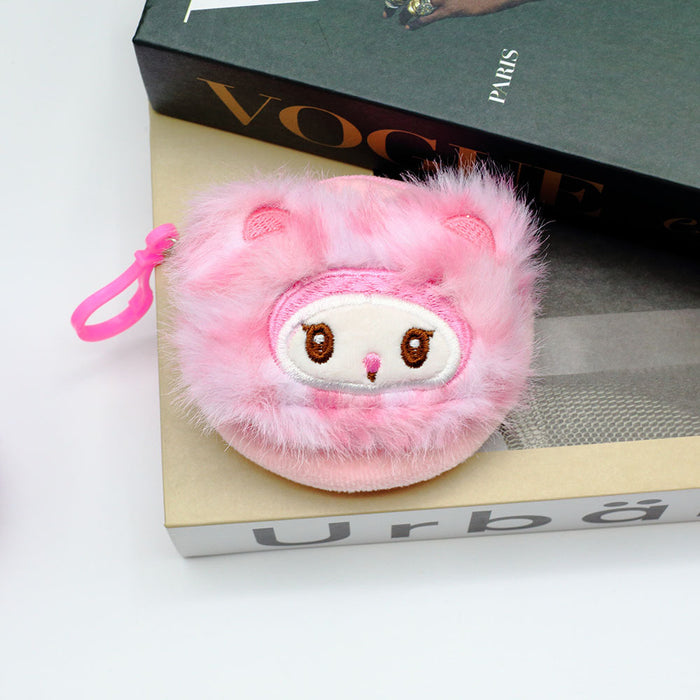 Wholesale Plush Coin Purse with Cat Ear Hood