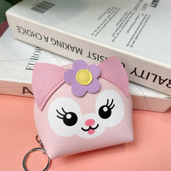 Wholesale PU Cartoon Cute Lingna Bell Waterproof Mini Wallet JDC-WT-Yuny003