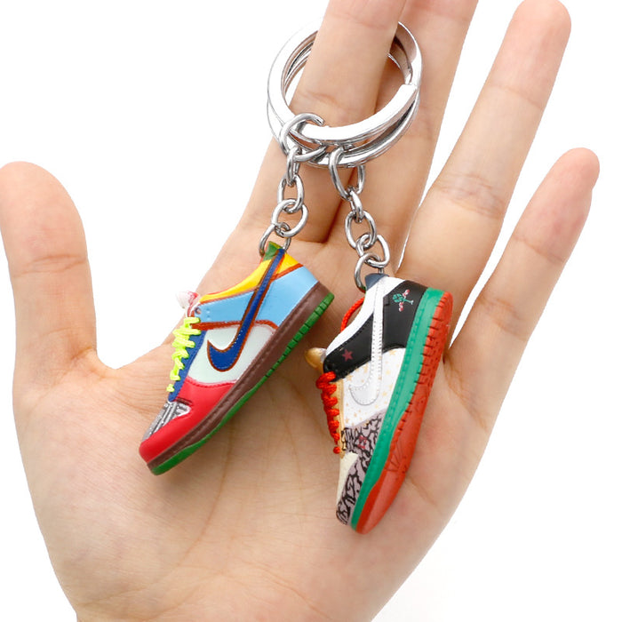 Wholesale PVC Basketball Shoe Model Keychain JDC-KC-QLPing016