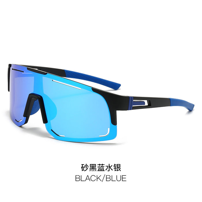 Wholesale New Polarized Sports Sunglasses Large Frame Outdoor Riding Windproof Sunglasses Colorful Glasses
