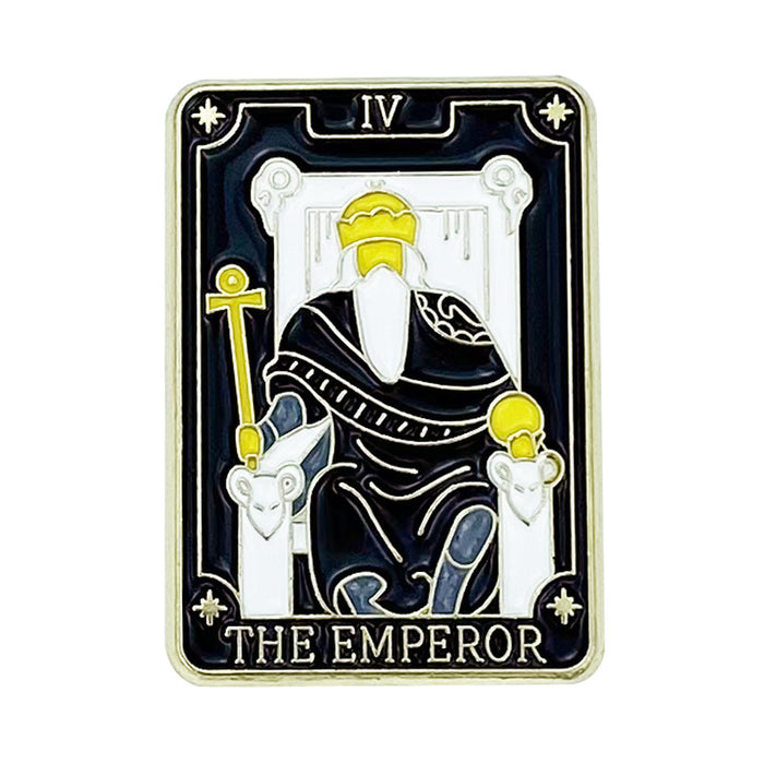 Wholesale Chic Zodiac Contion Brooch Pin Zinc Alloy Baking Paint MOQ≥2