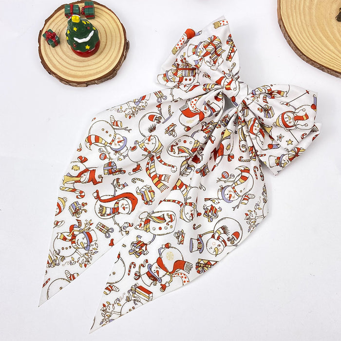 Wholesale Christmas bow ribbon headband Hair Clips