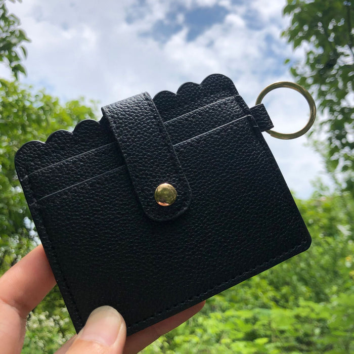 Wholesale PU Card Holder Keychain JDC-KC-Maol016