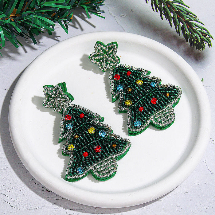 Wholesale Christmas tree  earrings  jewelry