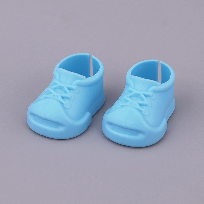 Wholesale Shoes suitable for 17 cm doll shoes sneakers universal cotton doll