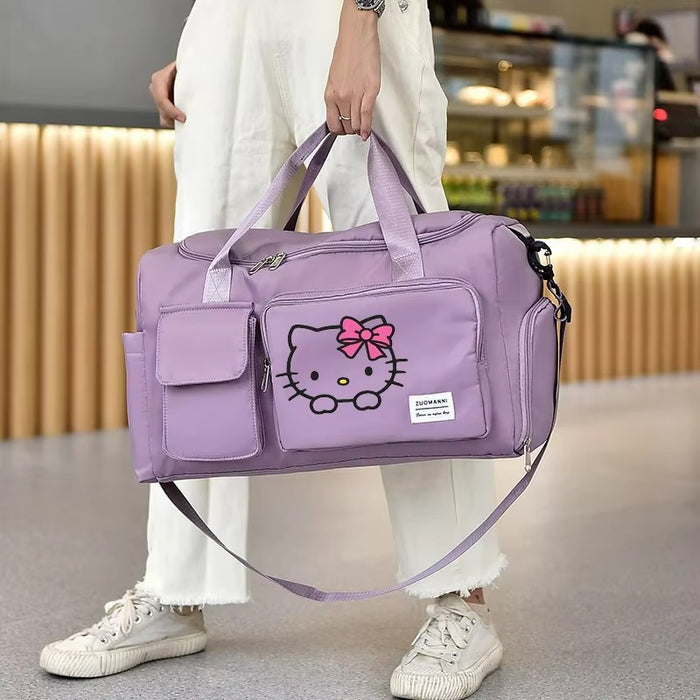 Wholesale Cartoon Printing Large Capacity Sports Handbag Shoulder Bag JDC-HB-Qiqiang002