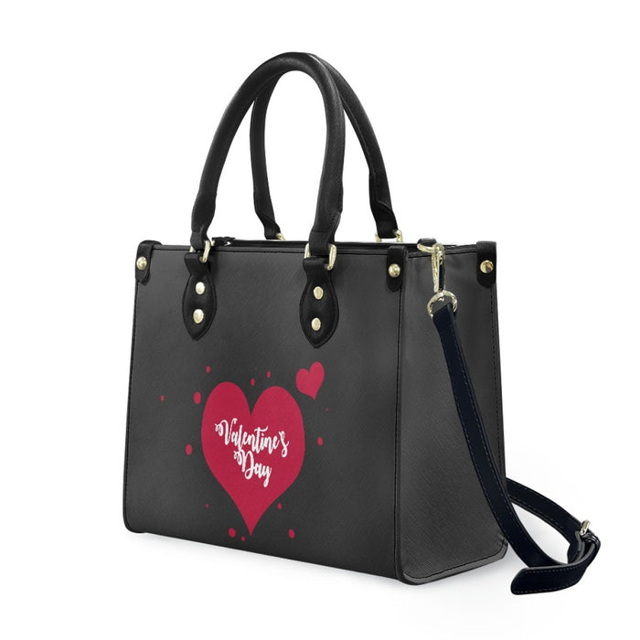 Wholesale Valentine's Day Gift Printed Hand Bag Black Bottom Crossbody Bag Love Handbag Shoulder Bag