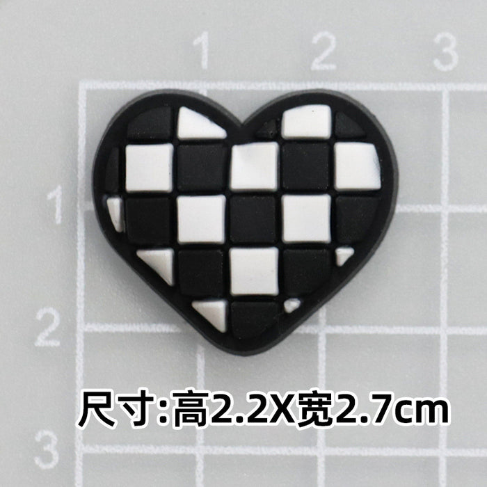 Wholesale 10pcs Soft rubber briquette elf silicone patch slippers buckle headset phone case airbag bracket refrigerator sticker accessories