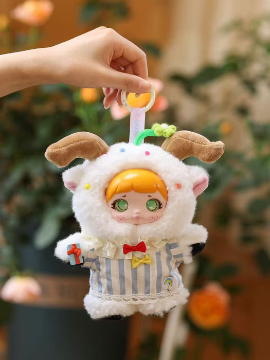 Wholesale Trendy Plush Bag Charm with Soft Clay Face Doll Cute Stress Relief Doll