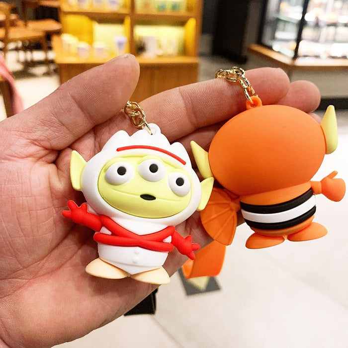 Wholesale PVC cute cartoon key chain (F) JDC-KC-JuJi028