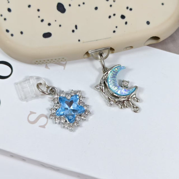 Wholesale Diamond star and moon pendant Mobile Phone Stands