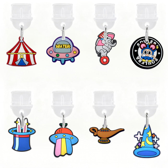 Wholesale Cartoon Circus PVC Soft Rubber Mobile Phone Stands