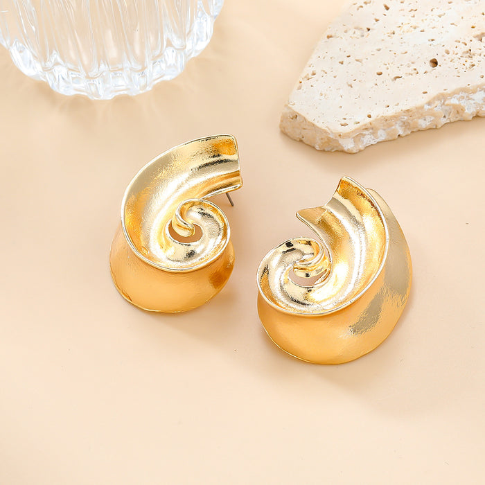 Wholesale Threaded Alloy Earrings JDC-ES-JL205