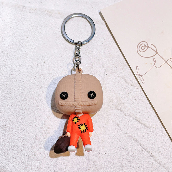 Wholesale Cartoon Doll PVC Keychain JDC-KC-Qiwei009