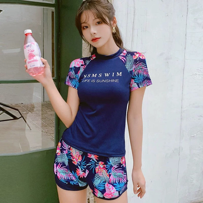 Wholesale Swimsuit sports split type hot spring conservative