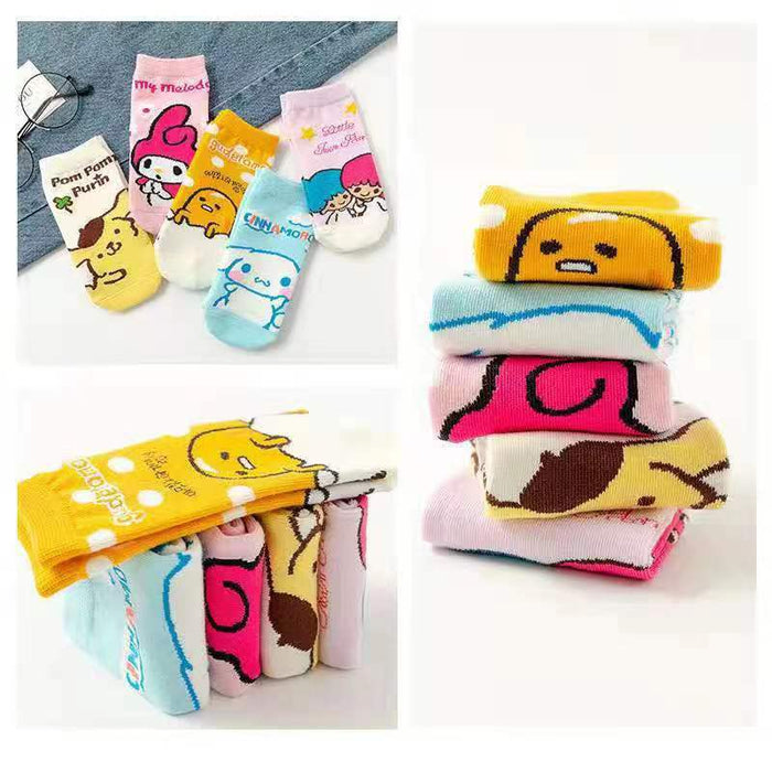 Wholesale Cotton Cartoon Short Socks JDC-SK-Xiasi006