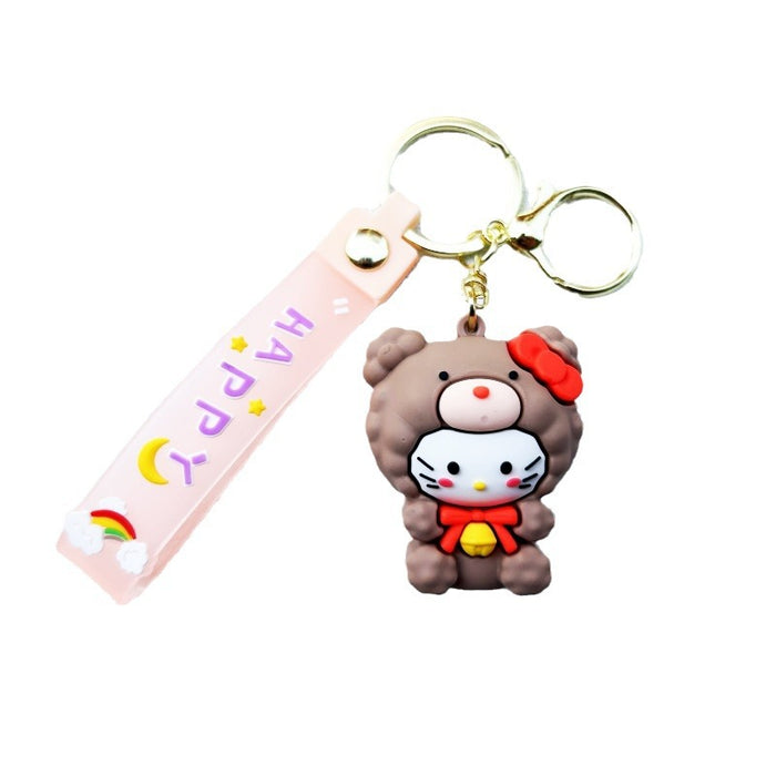 Wholesale PVC Cartoon Doll Keychain JDC-KC-WuYi216