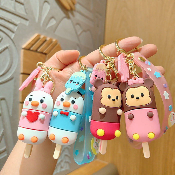 Wholesale PVC Cartoon Popsicle Keychain JDC-KC-Aile013