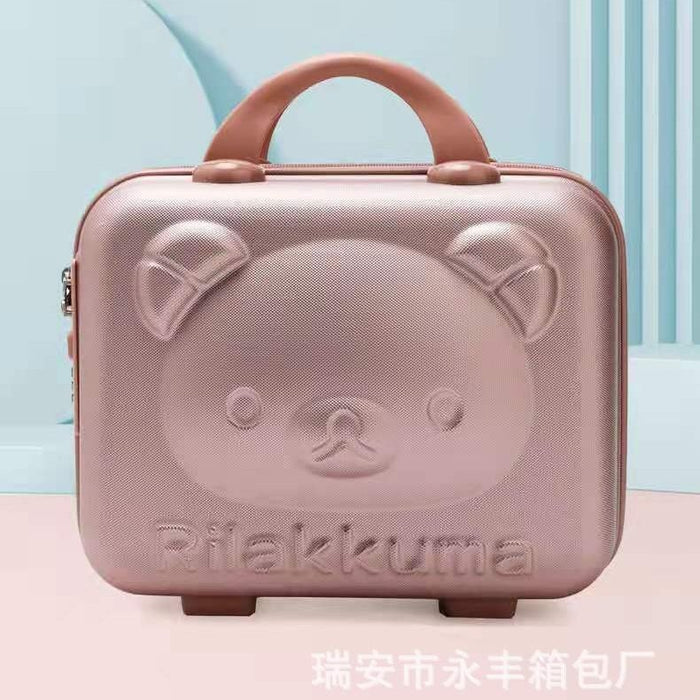 Wholesale Bear and Cat Cosmetic 14 Inch Suitcase