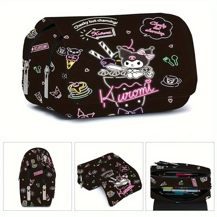 Wholesale Large-capacity durable Oxford cloth pencil case