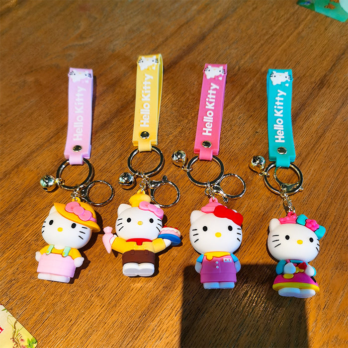 Wholesale Cartoon Doll Silicone Keychain JDC-KC-Tingm232