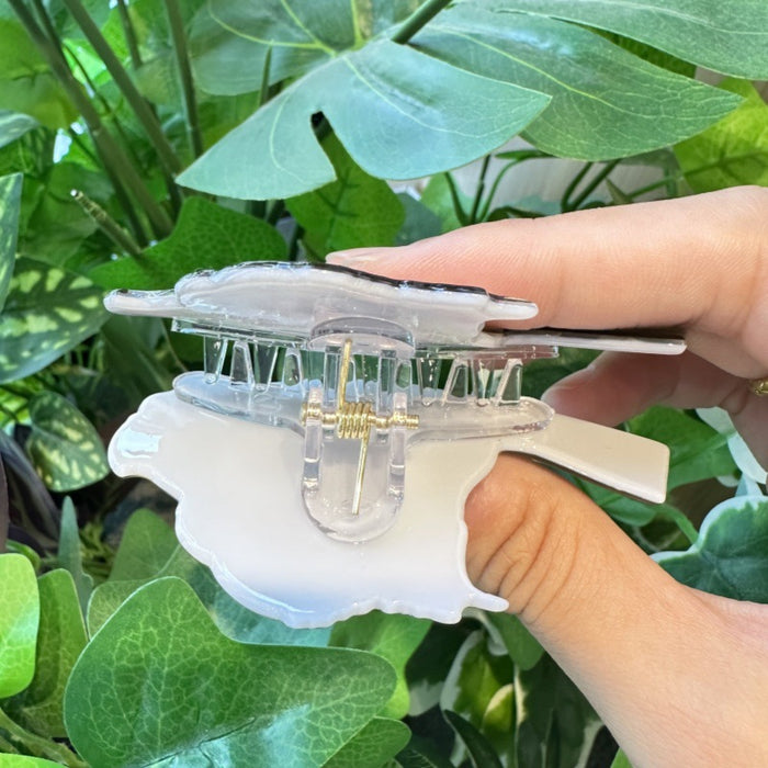 Wholesale Green skull claw ponytail clip eyeball decoration hairpin personality ghost hand clip  shark clip hair accessories