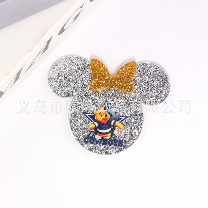 Wholesale 10pcs Cartoon Acrylic DIY Patch Accessories JDC-FK-OuYie015